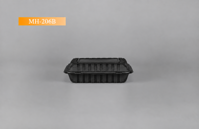 ADL MH-206B (Black) Clamshell Container
