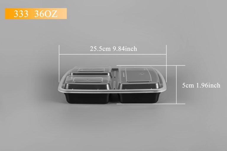 ADL 333B (36oz) — 3 Compartments Container