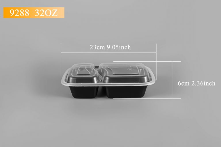 ADL 9288 (32oz) — 2 Compartments Container